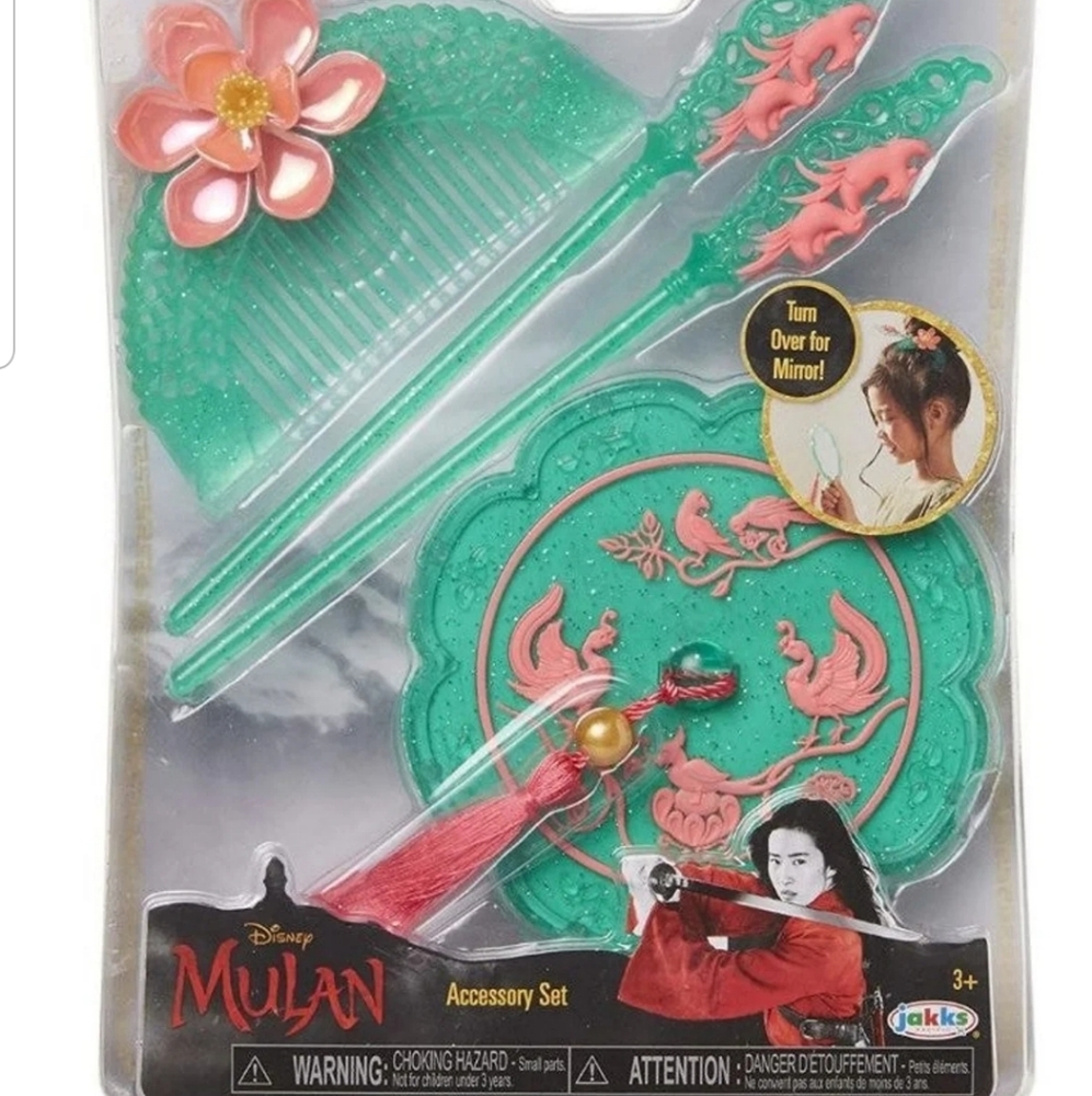 Disney Mulan Hair Comb Accessories Set